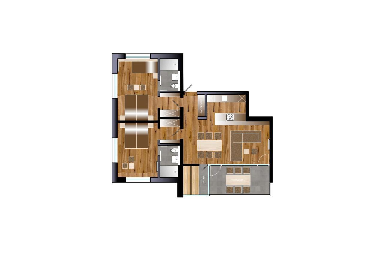 Appartement Λlpstern - Silvretta Card Premium Betrieb à Galtür Extérieur photo